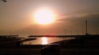 夕日